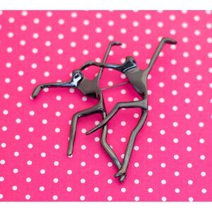 Vintage Dancing Silhouettes Brooch - P18